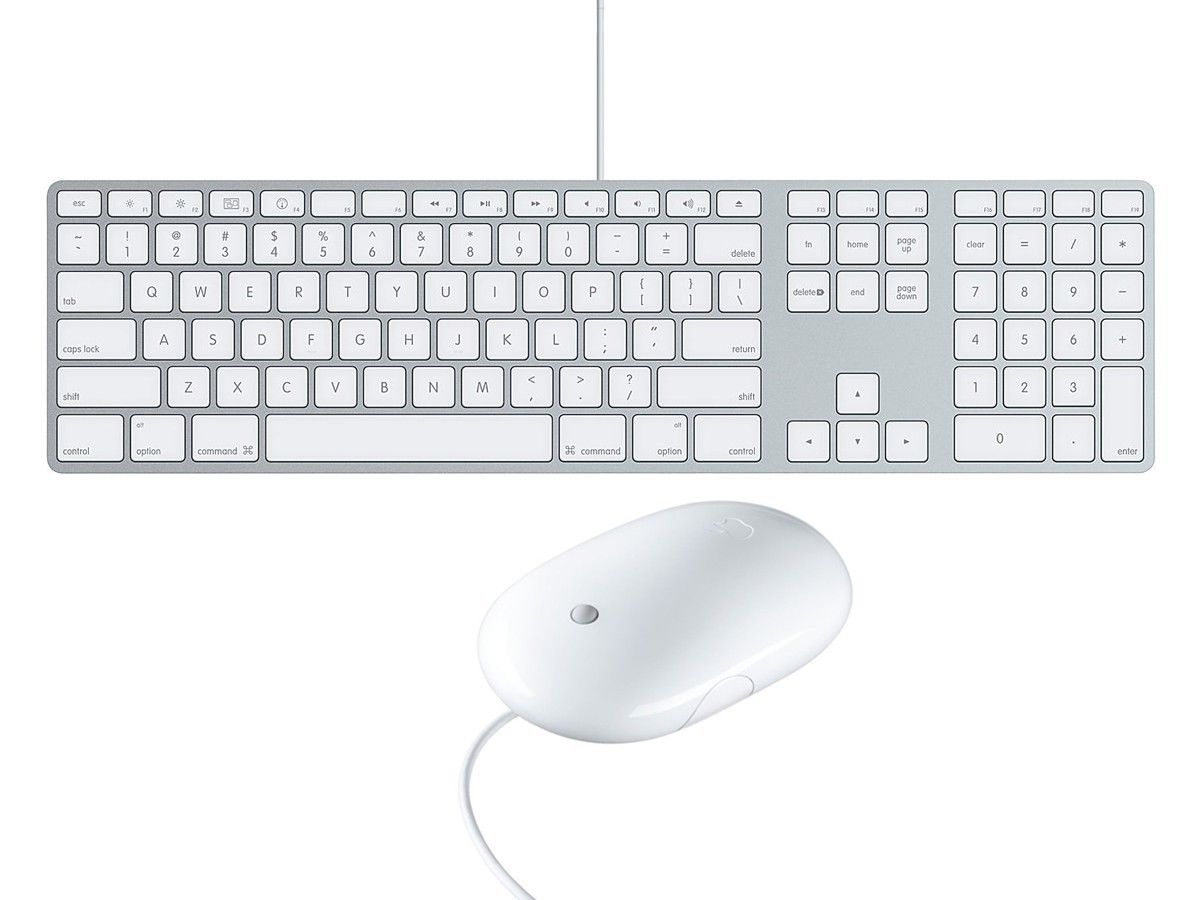 Refurbished Genuine Apple keyboard & Mouse - 100% Authentic Apple product - Silver - 6 Month warranty